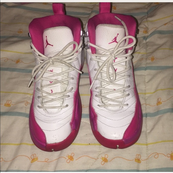 Pink And White Jordan (Gently Worn) - Picture 2 of 4